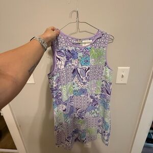 Lilly Pulitzer Floral Strapless Dress